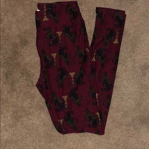 OS Lularoe Egyptian Cat Leggings